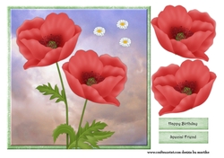 Quick Card Spring Flowers 3