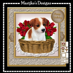 Cute Puppy Jack Russel Mini Kit