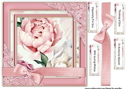 Vintage Roses Card Topper