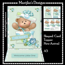 Shaped Card Topper New Arrival 