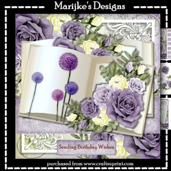 Birthday Roses Book Mini Kit