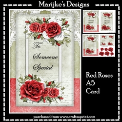 A5 Red Roses Mini Kit
