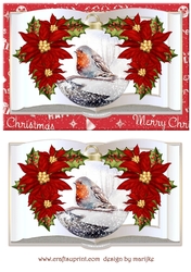 Beautiful Christmas Poinsettias Book