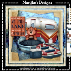 Camping Male Card Mini Kit
