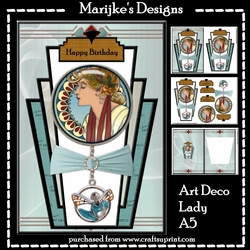 Art Deco LADY Mini Kit