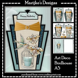 Art Deco Birdhouse Mini Kit