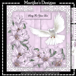 Sympathy Lilies