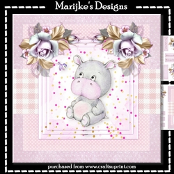 Cute Hippo  Mini Kit