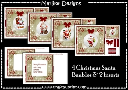 Bumperkit Christmas Santa Baubles & 2 Inserts