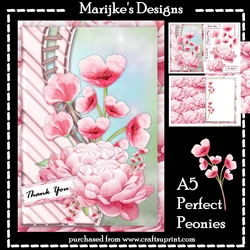 Perfect Peonies Mini Kit A5