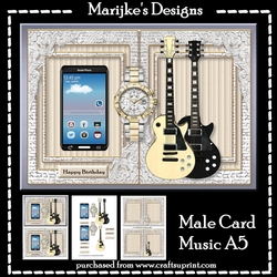 Male card Music A5 Mini Kit