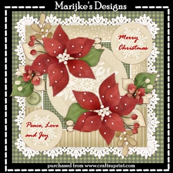 Christmas Flowers  MIni Kit