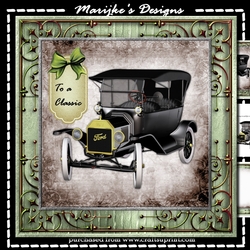 Classic Car Male Card