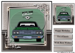 Male Card Classic Car 1