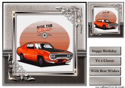 Male Card Classic Car 3