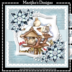 Winter Doves Mini Kit