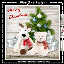 Cute Reindeer & Teddie Mini Kit