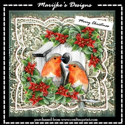 Christmas Robins Mini Kit