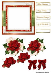 The Christmas Rose Topper & Decoupage