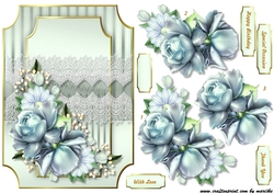 A5 Classic Edwardian Roses