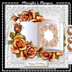 Book Golden Roses Mini Kit