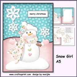 A5 Snow Girl Mini Kit