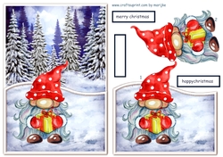 A5 Christmas Gnome 2