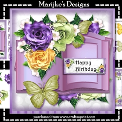 Spring Flowers Book Mini Kit
