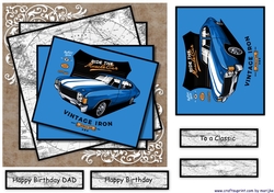 Male Card Classic Car 2