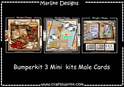 Bumperkit Male Cards 3 Mini Kits