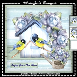Cute Birdhouse New Home Mini Kit