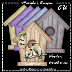 CU Wooden Birdhouses 