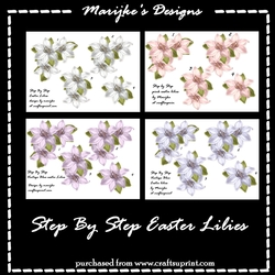 Kit 4 Step By Step easter lilies