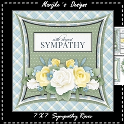 Sympathy Roses 7x7 Mini Kit