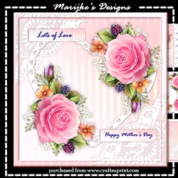 Roses Heart Mini Kit