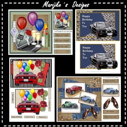 Kit 4 Male  Quick Cards