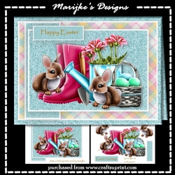 Cute Happy Easter A5 Mini Kit