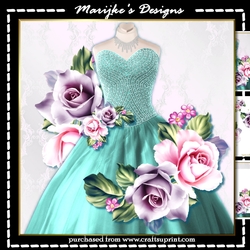 Gorgeous  Dress & Roses Mini Kit