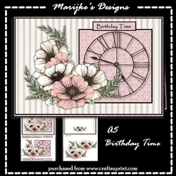 A5  Birthday Time Mini Kit