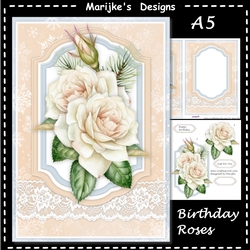 A5 Birthday Roses Mini Kit