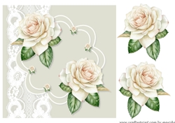 Quick Card Vintage Roses