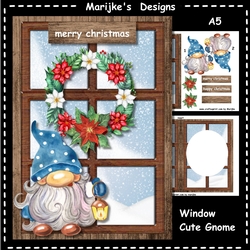A5 Window Cute Gnome
