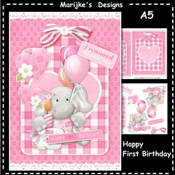 Baby´s First Birthday A5 Mini Ki