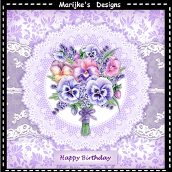 Perfect   Pansies Mini Kit