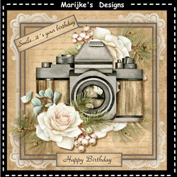 Male Card Vintage Camera Mini Kit
