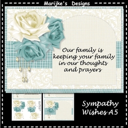 Sympathy Wishes   A5 Mini Kit