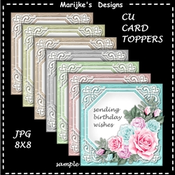 CU Card Toppers Lace Corners