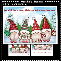 A5 Christmas Gnomies Mini Kit