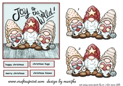 Petit Card Cute Gnomes