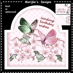 Shaped card Petunia´s Mini Kit
